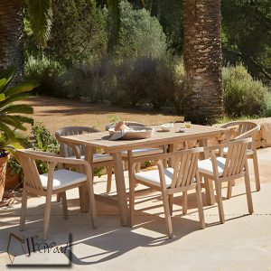 Guyanese Patio Chairs sets, Coffee Table Garden Furniture. Minimalist Outdoor Chair and Table. Old Teak Wood Garden Bench